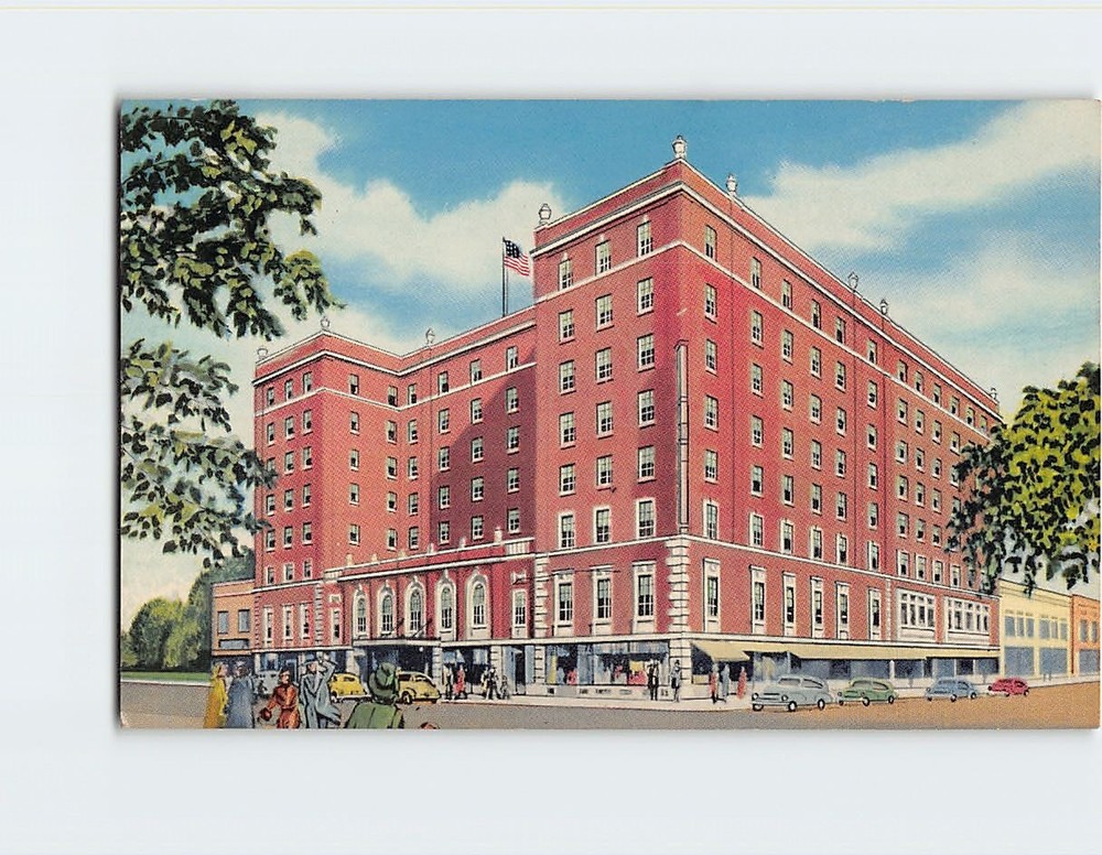 Postcard Mark Twain Hotel Elmira NY USA