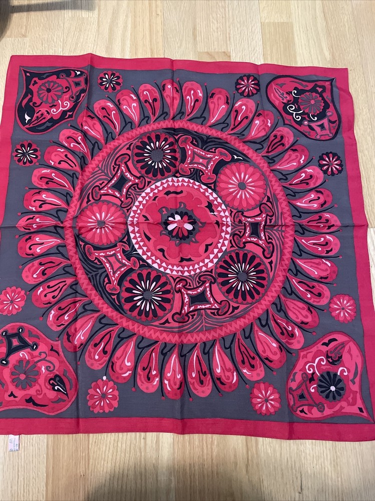 Vintage Si-Russia Scarf Polyamide