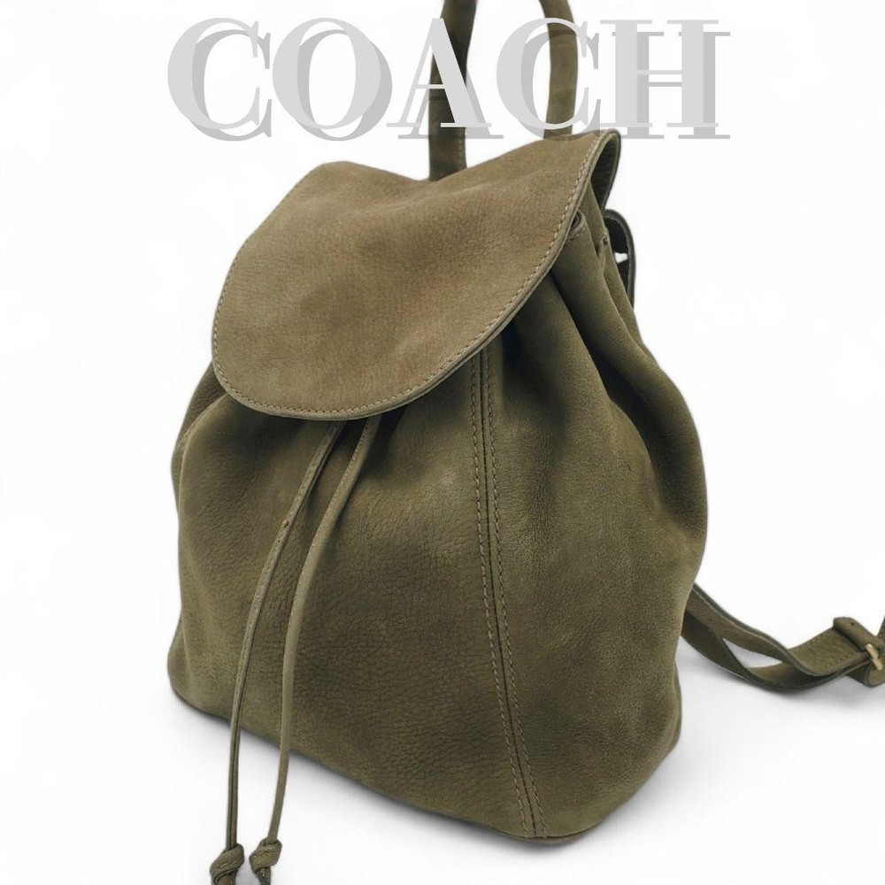 Coach Leather Brown Backpack Authentic G0802190
