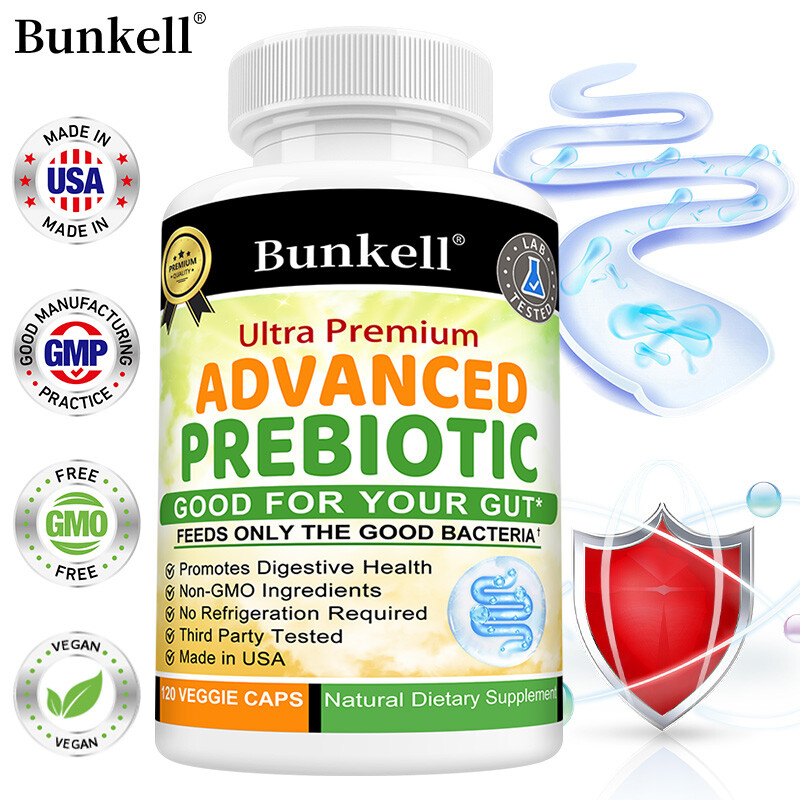 Prebiotics Capsules for Advanced Gut Health - Immune Support & Digestive Health