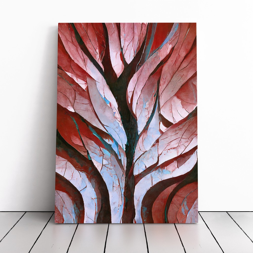 The Abstract Trees No.5 Canvas Wall Art Print Framed Picture Decor Dining Room