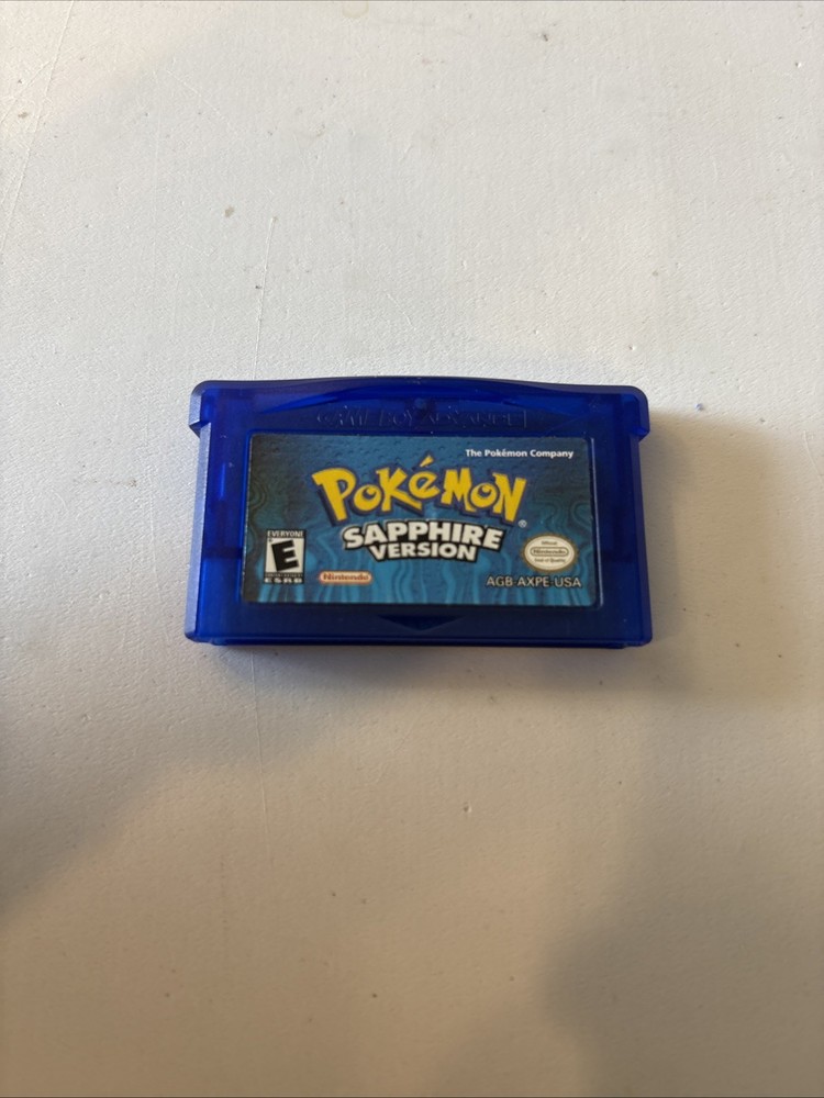 Pokemon: Sapphire (Nintendo Game Boy Advance, 2003) GBA Authentic Saves