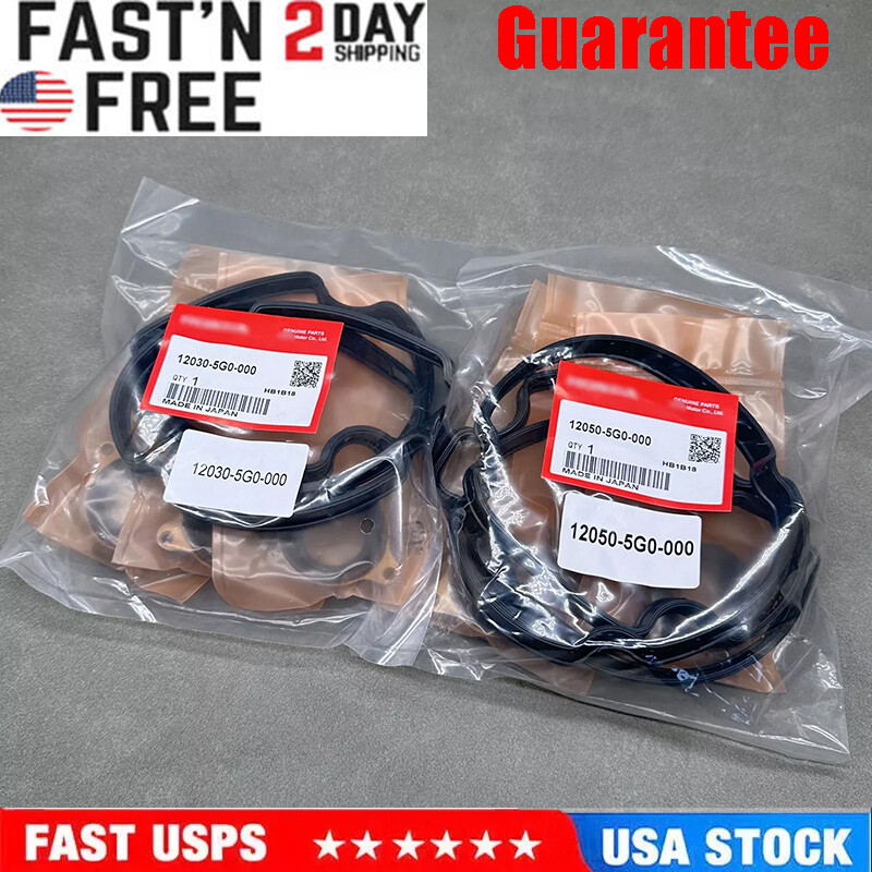 OEM Front Rear Valve Cover Gasket Kit Fit 2013-2021 Honda Acura Pilot MDX