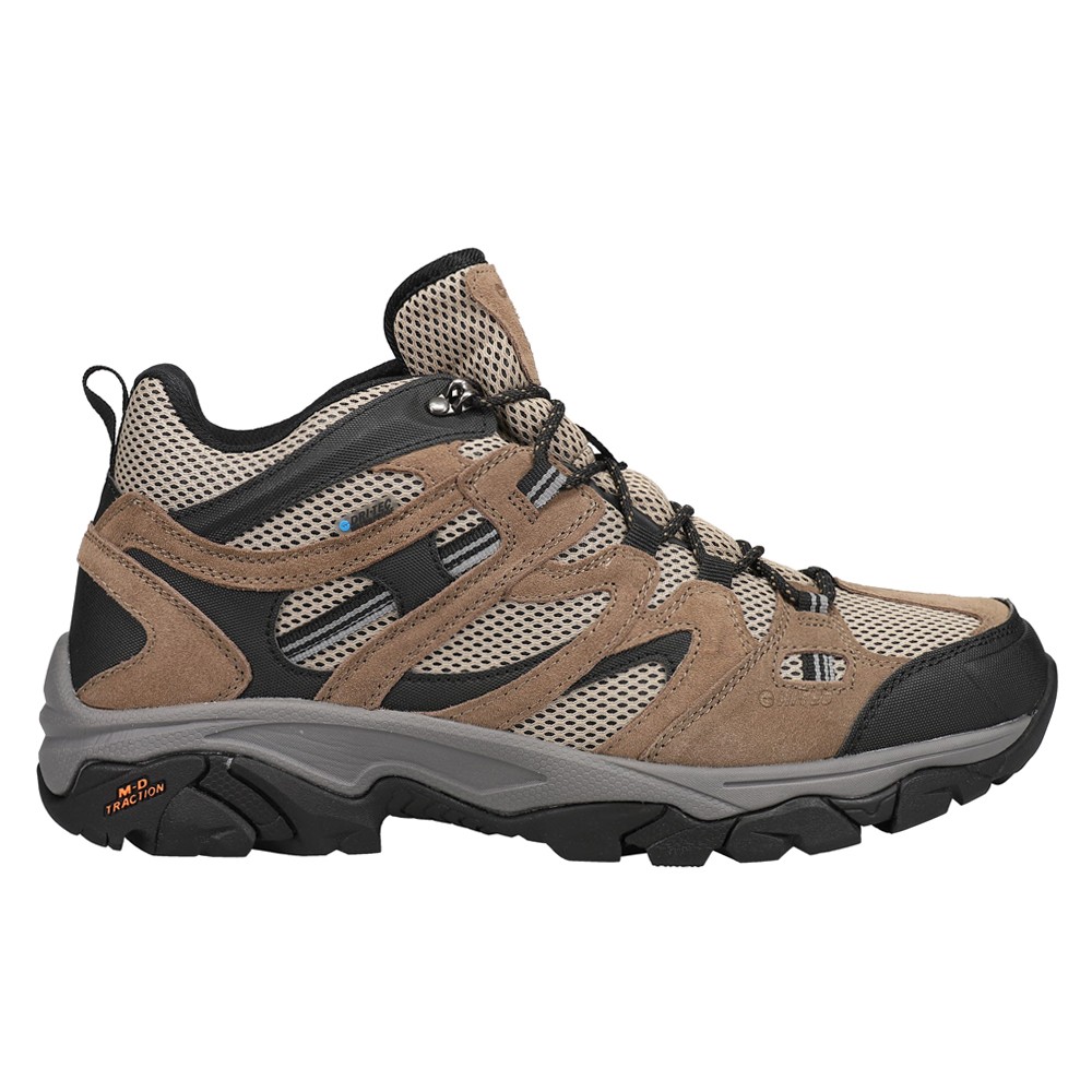 Hi-Tec HT Ravus Mid WP Mens Brown Hiking Boots CH80007M-T