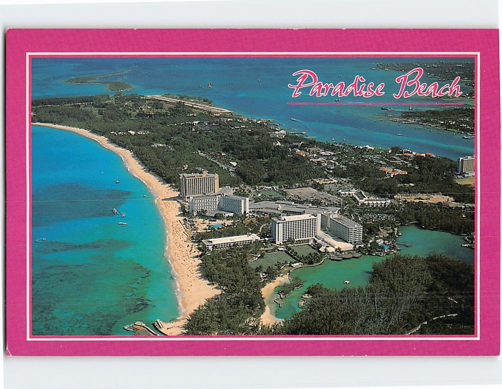 Postcard Paradise Beach Nassau Bahamas