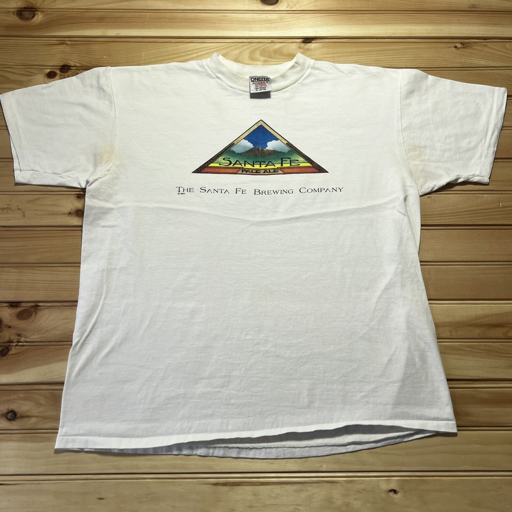 Vintage 1988 Santa Fe Pale Ale New Mexico Brewing Company T-Shirt Men's XL