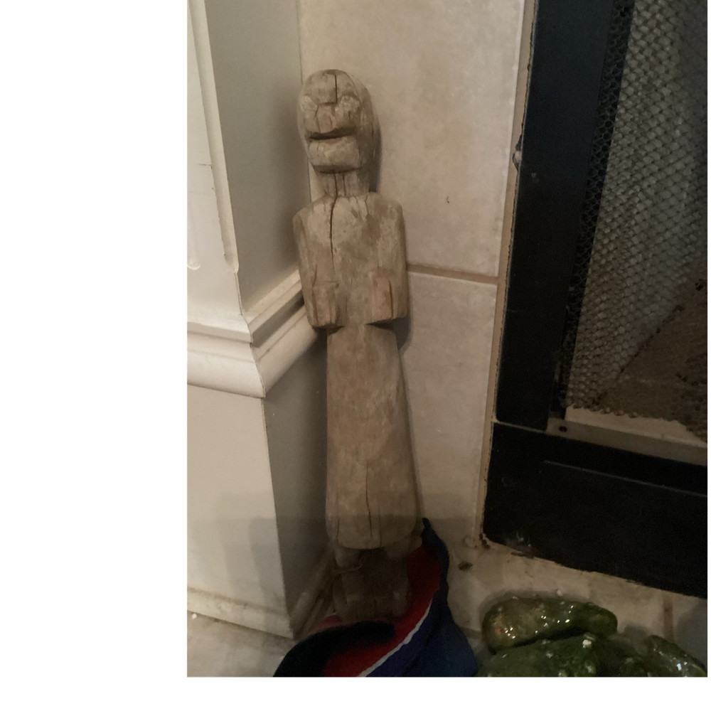 Handmade African Hand-Carved Wooden Figure Statue Sculpture