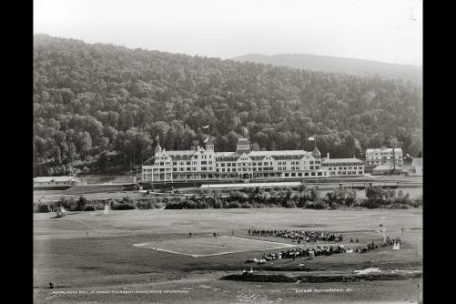 Base ball, Mount Pleasant House, resorts, inn, White Mountains, New Hampshire,