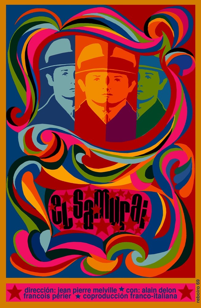 4444.El samurai.japanese man in hat.coat.POSTER.Decoration.Fine Graphic Art