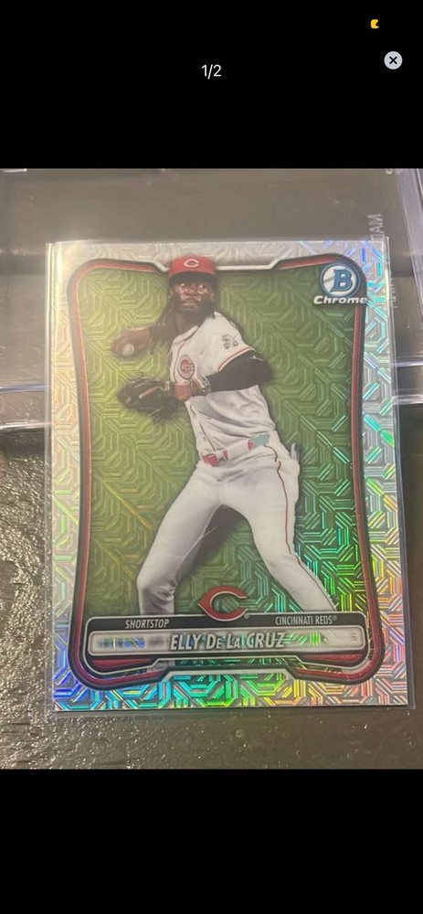 2026 Bowman Chrome Elly De La Cruz #44 Mojo Mega Refractor Cincinnati Reds MLB