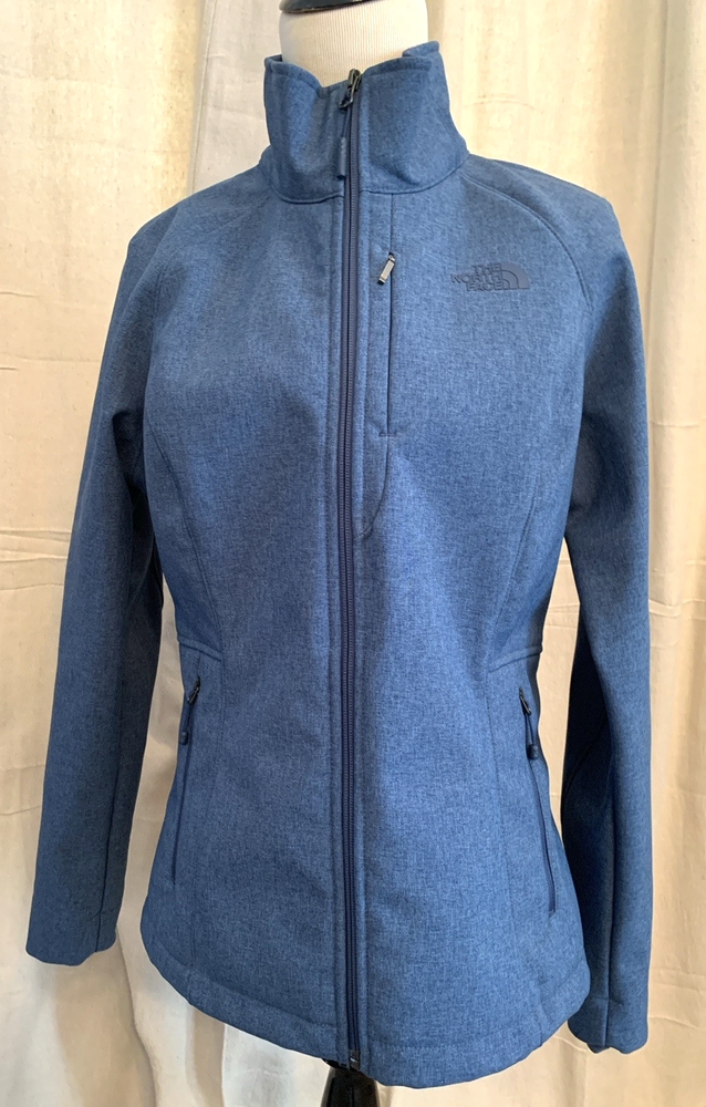 North Face Apex Barrier Womens Soft Shell Jacket in Navy Size Medium