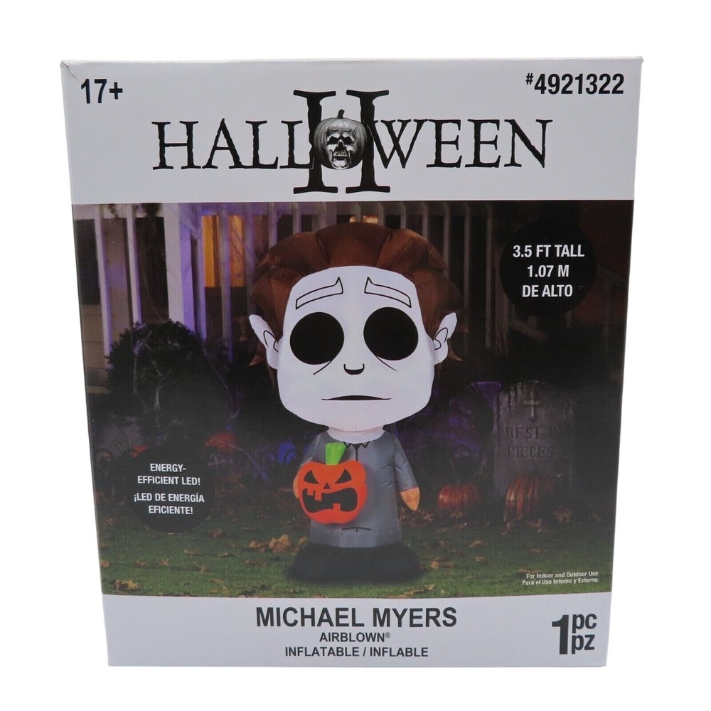 2022 Gemmy Michael Myers 3.5ft LED Inflatable Halloween Decoration NIB