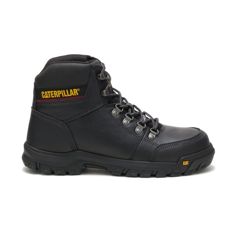 Men's Durable ST Work Boots - Safety Toe Protection Footwear for Work
