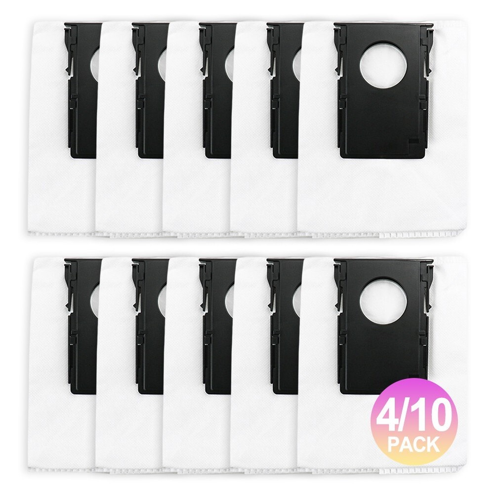 4 Pack Dust Bags for Midea W20 W20 Pro Robot Vacuum Cleaner Accessories