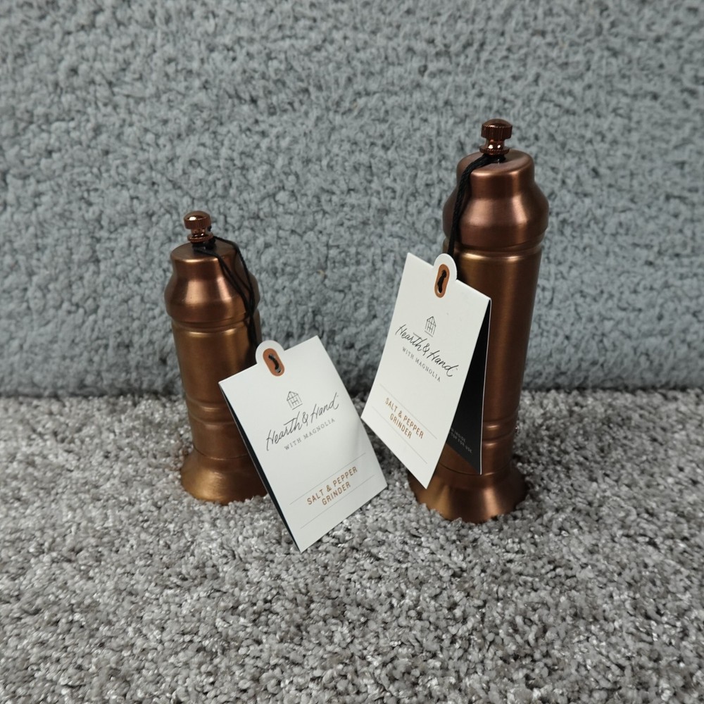 Hearth & Hand Magnolia Copper Salt & Pepper Grinder Fast Shipping