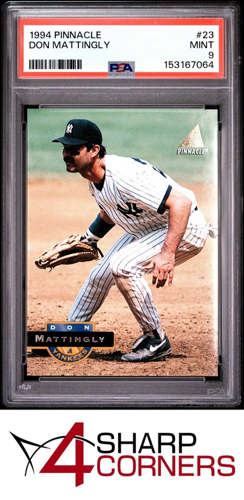 1994 Pinnacle #23 Don Mattingly Yankees Pop 5 Psa 9Low rates, marketing, expertise, & more: Consign today!