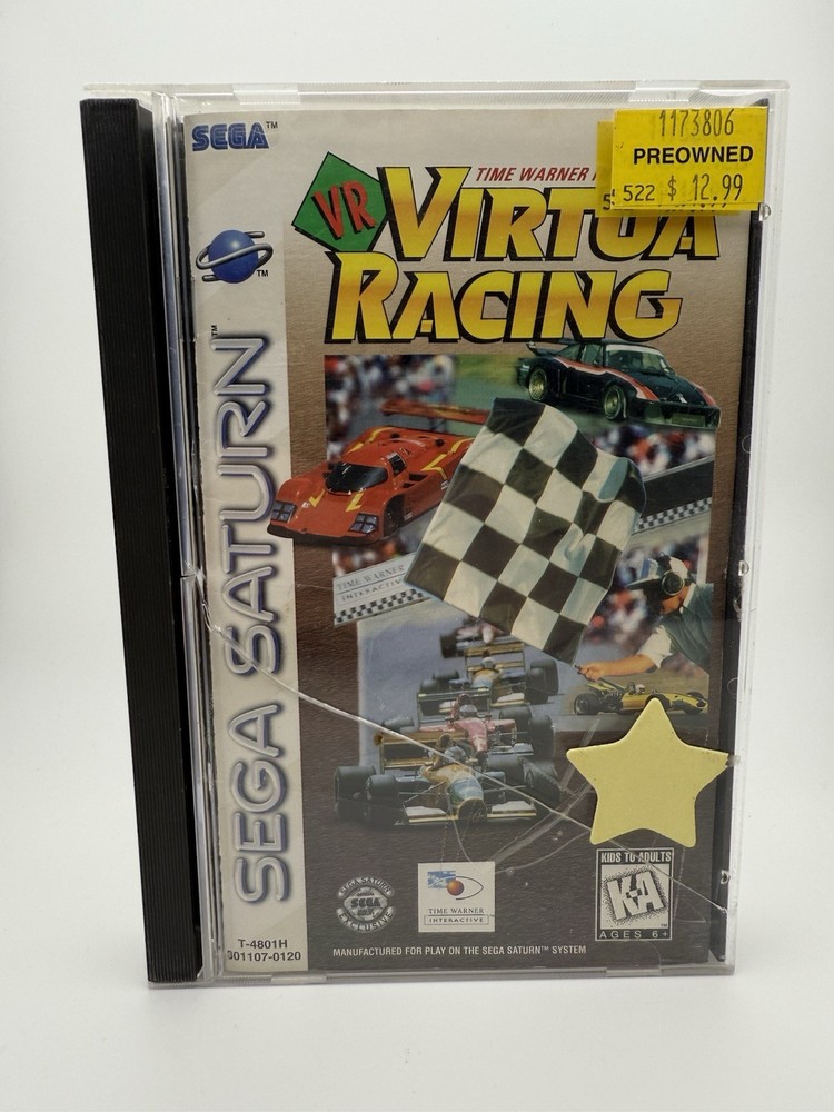 Virtua Racing (Sega Saturn) Complete In Box CIB
