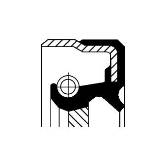 01029684B Corteco shaft seal, manual transmission for Mercedes-Benz