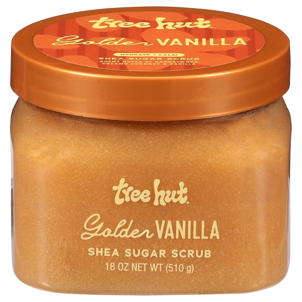 Tree Hut Golden Vanilla Shea Sugar Scrub 18oz