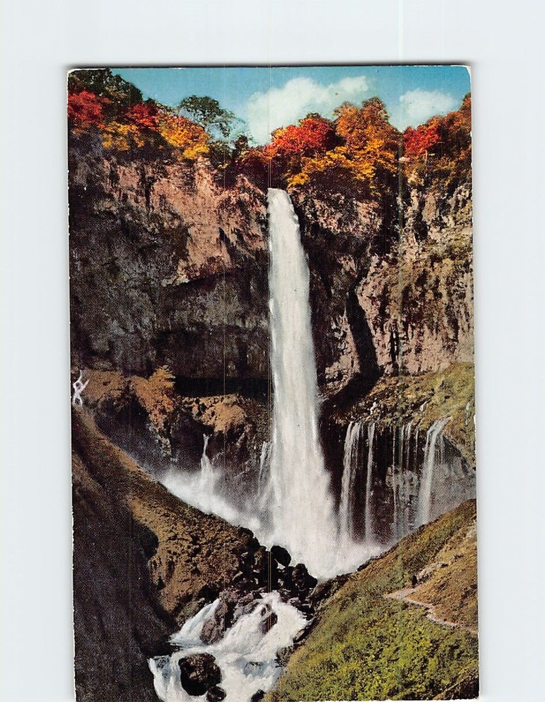 Postcard Kegon Fall Nikko National Park Nikko Japan
