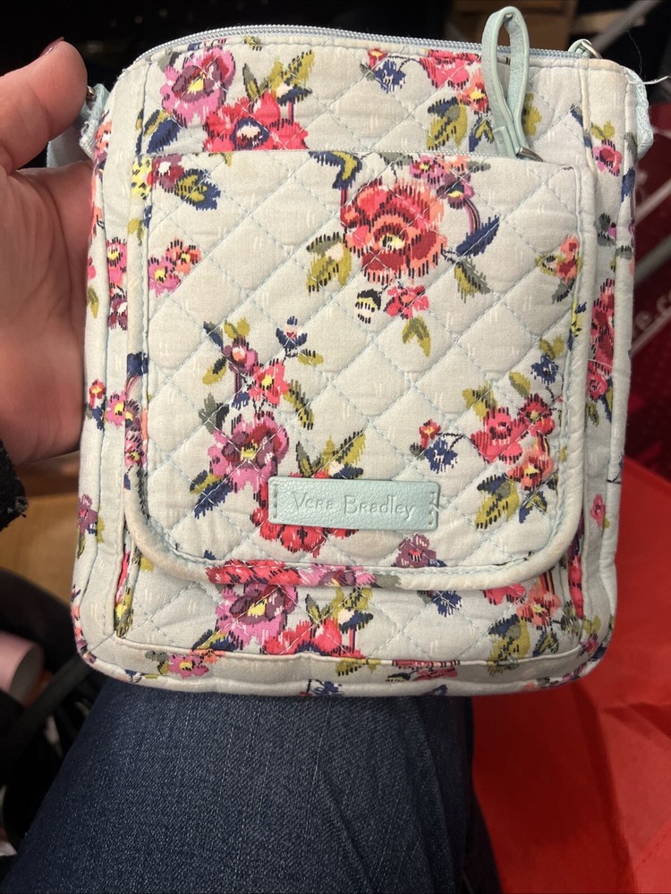 Vera Bradley Floral Crossbody Pouch Bag for Women