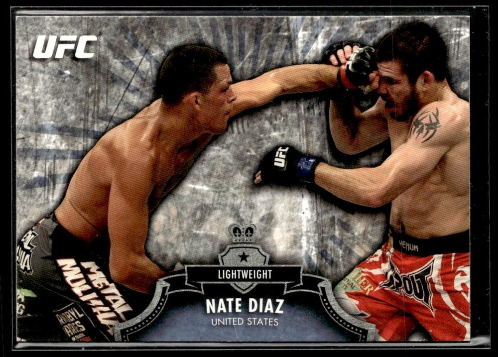 2012 Topps UFC Bloodlines Nate Diaz HS