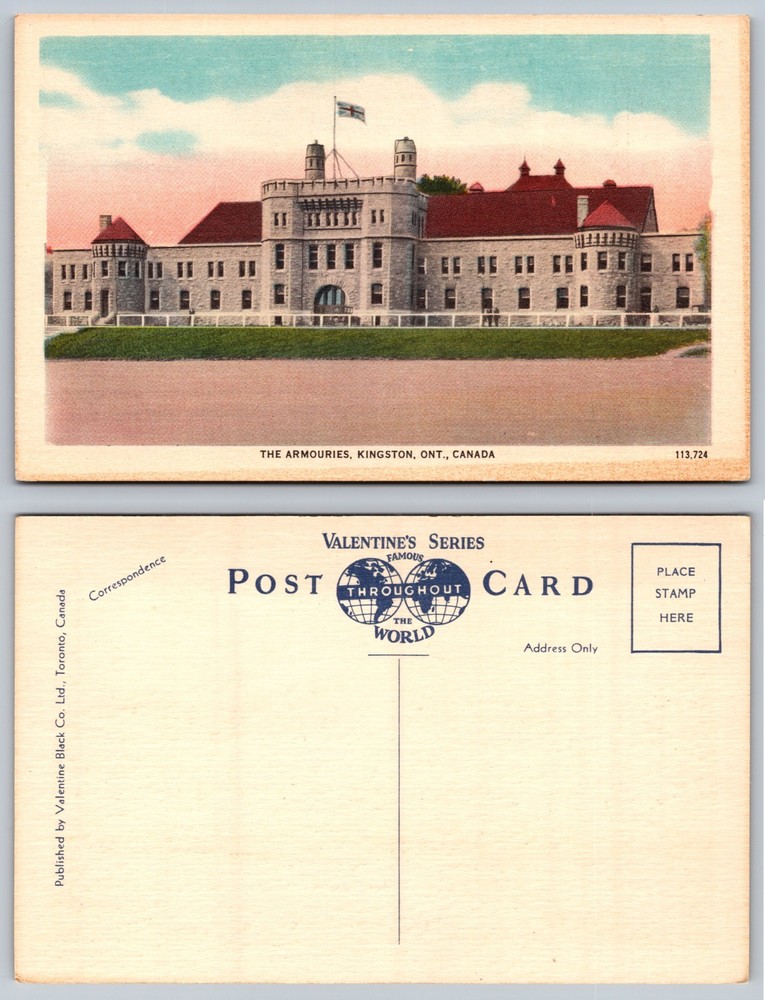The Armouries Kingston Canada Barracks Postcard