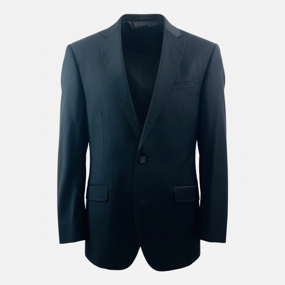 Ted Baker Men’s Size 40 R Black Sport Coat Blazer Jacket Solid Wool