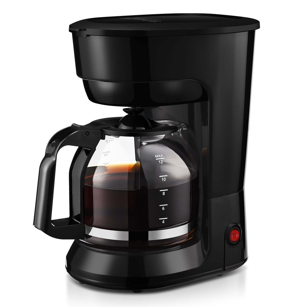 Coffee Maker Black, Drip Coffee Maker 12 Cup