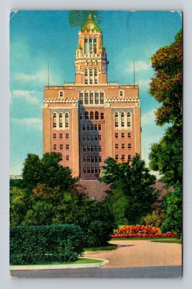 Rochester MN-Minnesota, Mayo Clinic and Park, Antique Vintage Souvenir Postcard