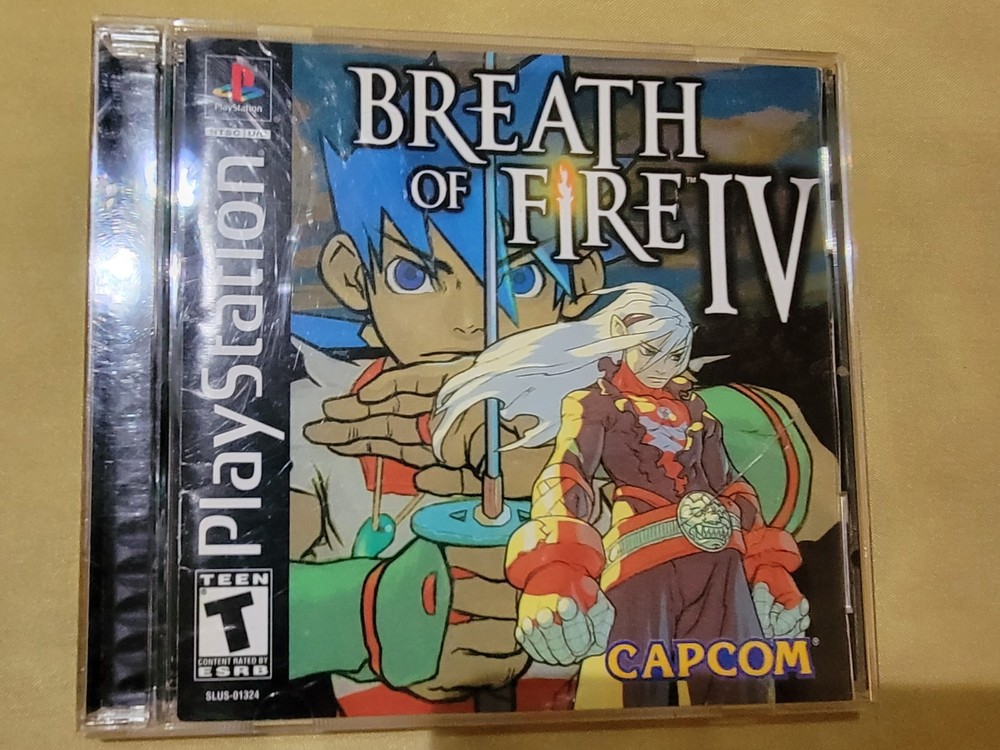 Breath of Fire IV (Sony PlayStation 1, 2000) RARE Capcom PS1 CIB Great Find!!!