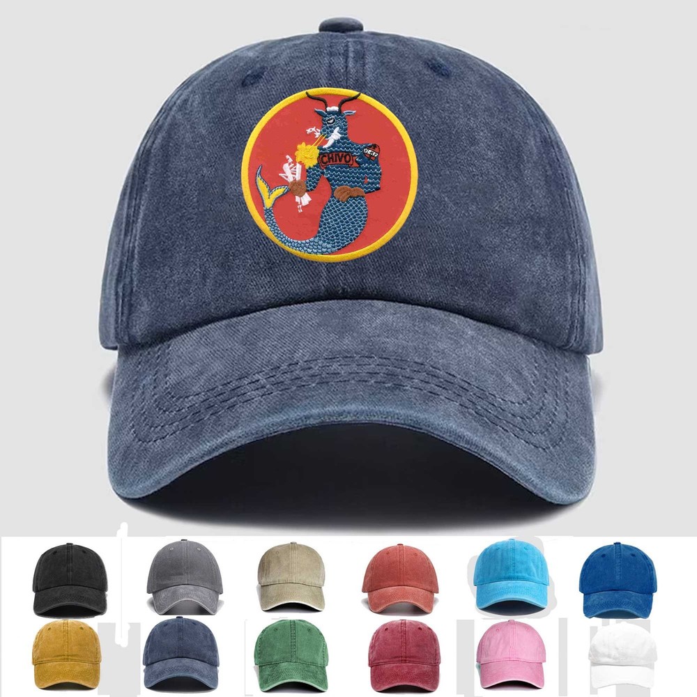 Custom Embroidered Hat SS-341 USS Chivo, Veteran Cap, Trucker Hat, Gift Idea 2