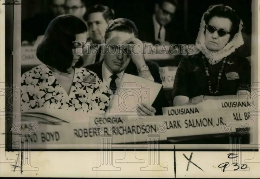 1964 Press Photo Delegates at National Democratic Convention in Atlantic City