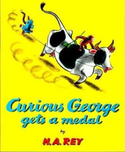Curious George Gets a Medal, USED-Good, Rey, H. A.,Rey, Margret