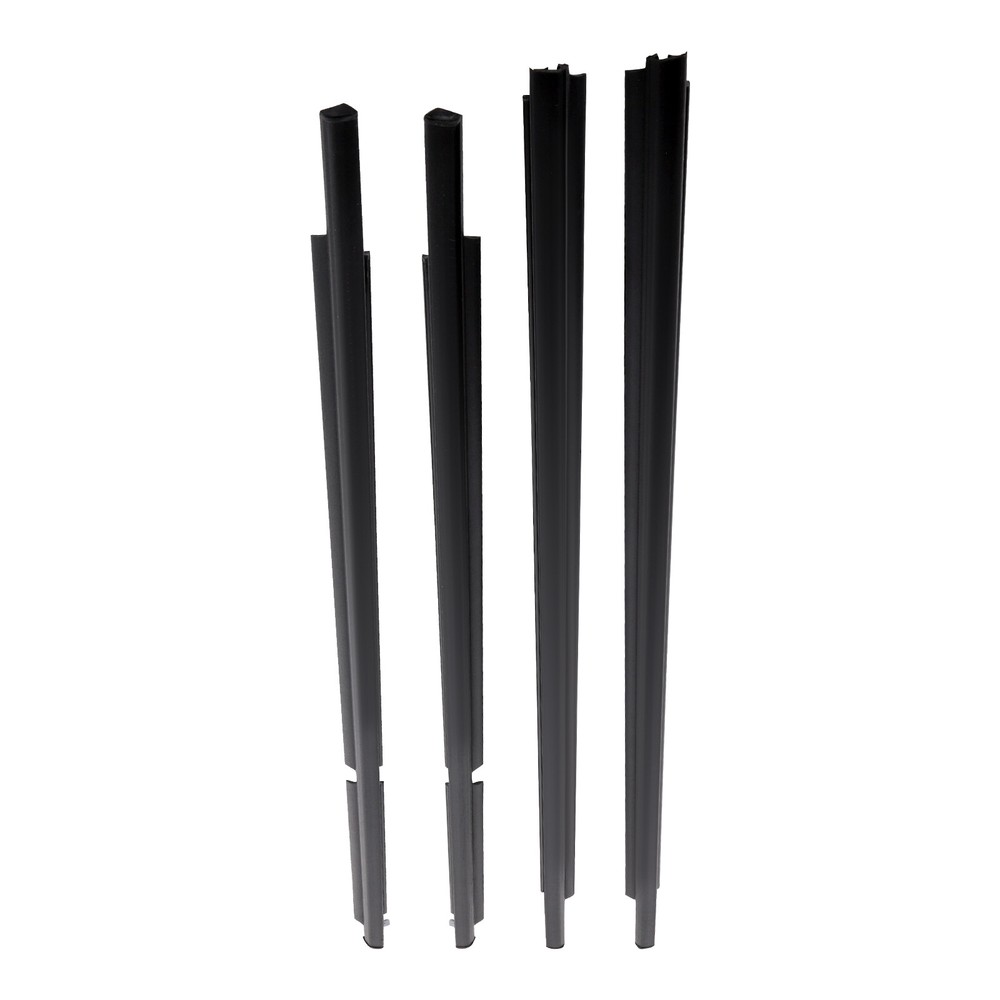 4-Piece Outer Door Belt Molding Set for Dodge Ram 1500-5500 2009-2023 Models