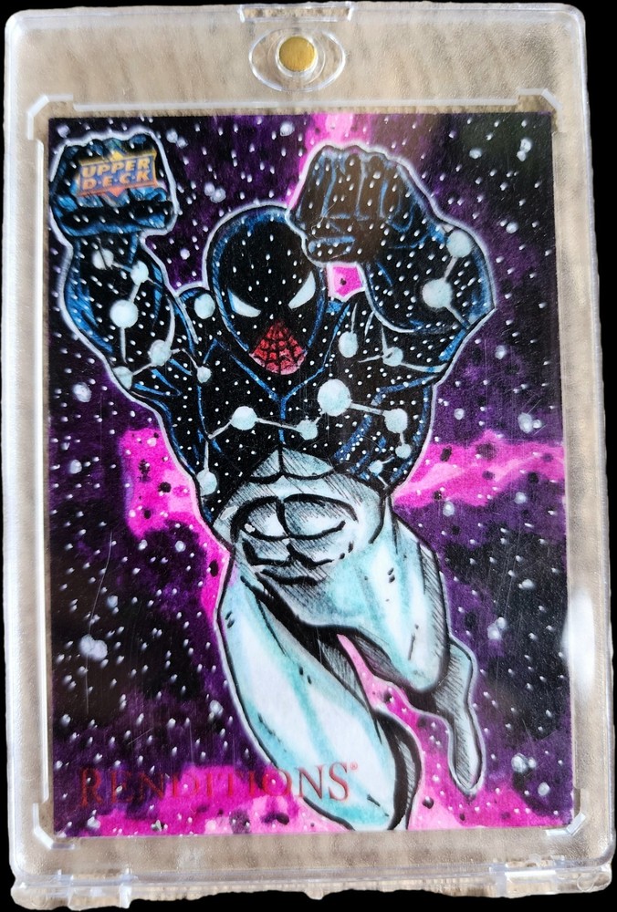2024 Marvel SpiderMan Renditions SKETCH Card 1/1 Michael N. Venzon Signed