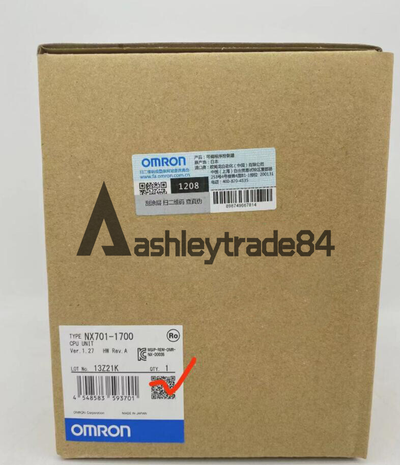 1PC New Omron CPU unit controller NX701-1700