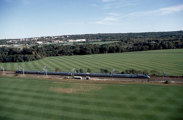 A Test Run of High Speed Amtrak Acela Train,New England,America,Carol Highsmith