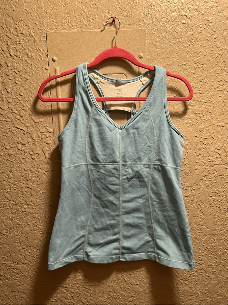 Athleta Blue Tank Top Woman’s Size Medium