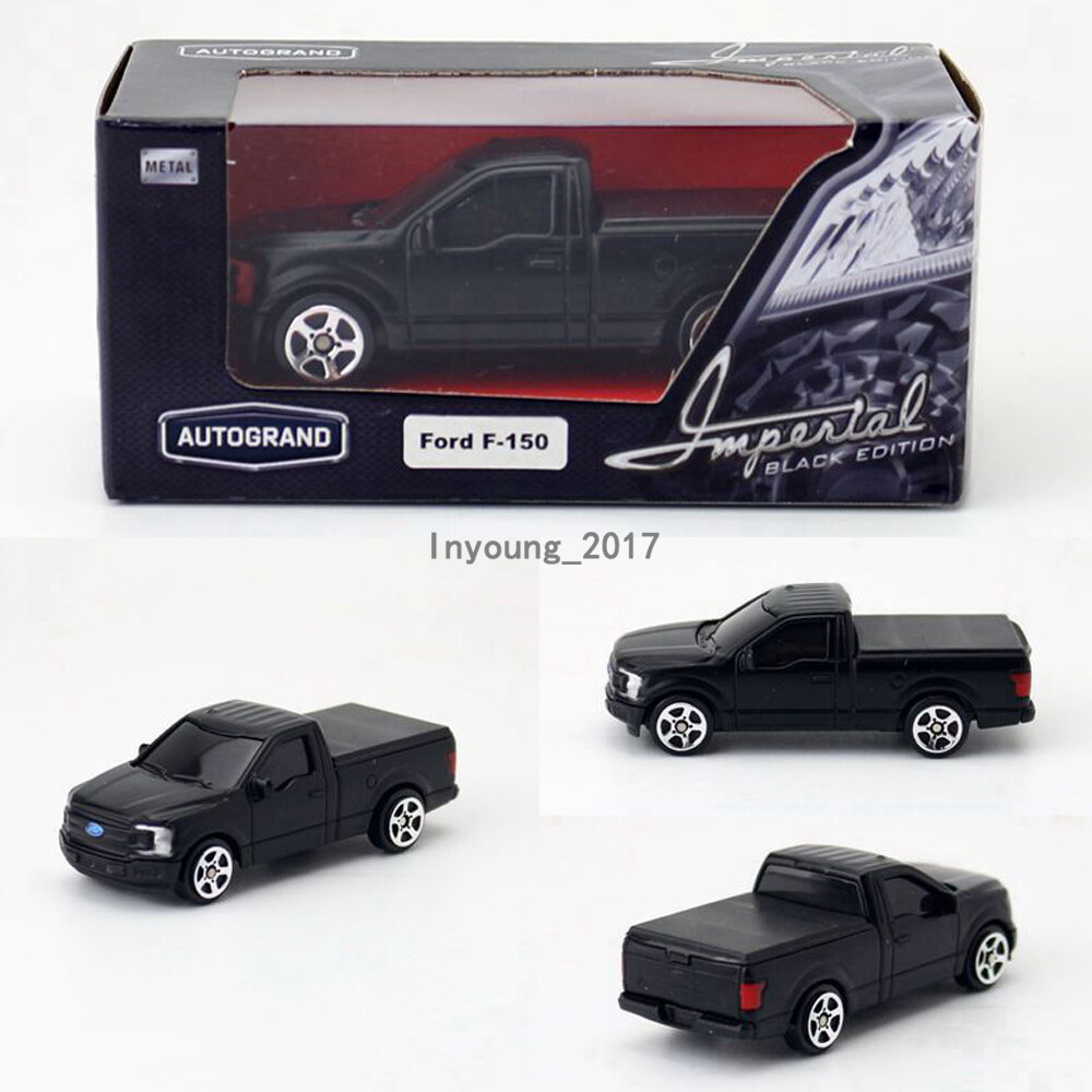 1:64 Ford F-150 Model Car Diecast Toy Cars Toys for Boys Kids Gifts Matte Black