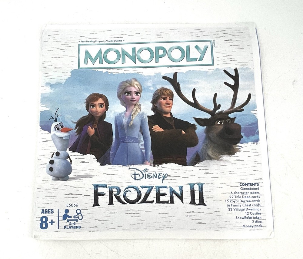 Hasbro Monopoly Disney Frozen II / 2 Board Game -  Replacement Instructions