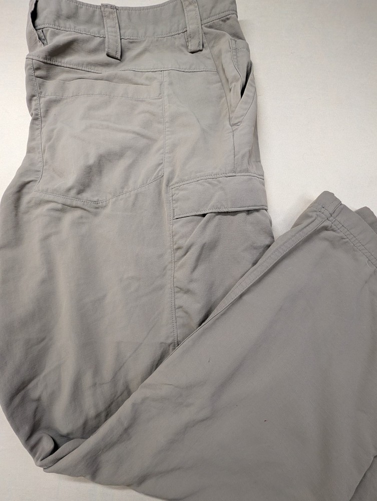 Duluth Trading Cargo Pants Mens 40x30 Khaki Work Utility Hiking (C)