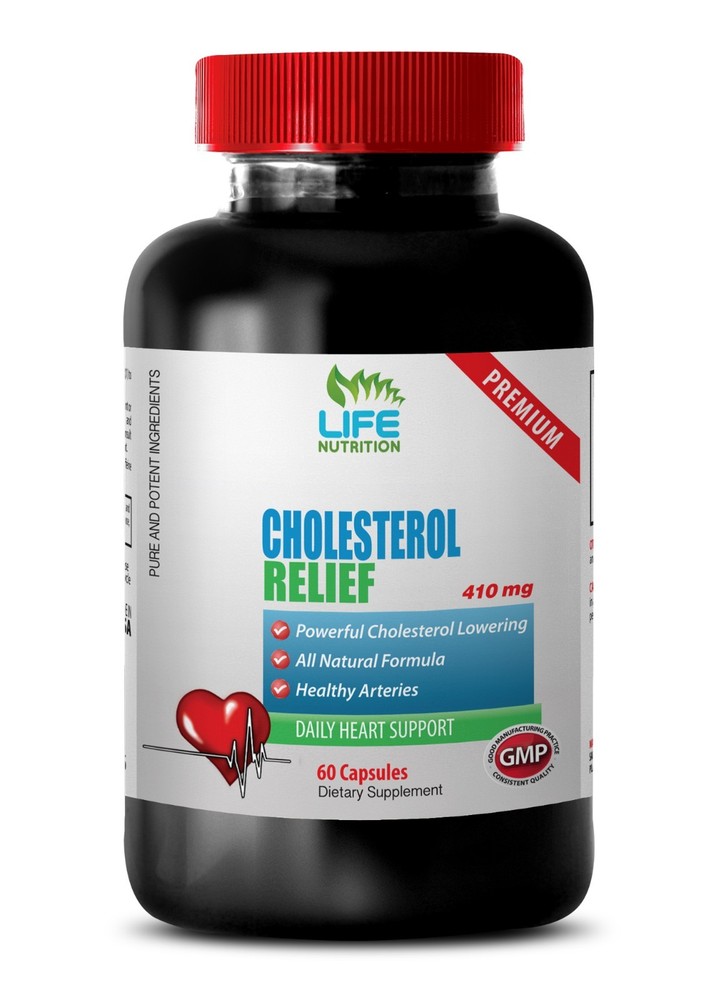 NATURAL ANTIOXIDANT SUPPLEMENT - CHOLESTEROL COMPLEX 460mg - 1 Bottle 60 Caps