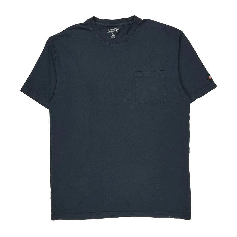 Dickies Tall T-Shirt - XL Navy Cotton