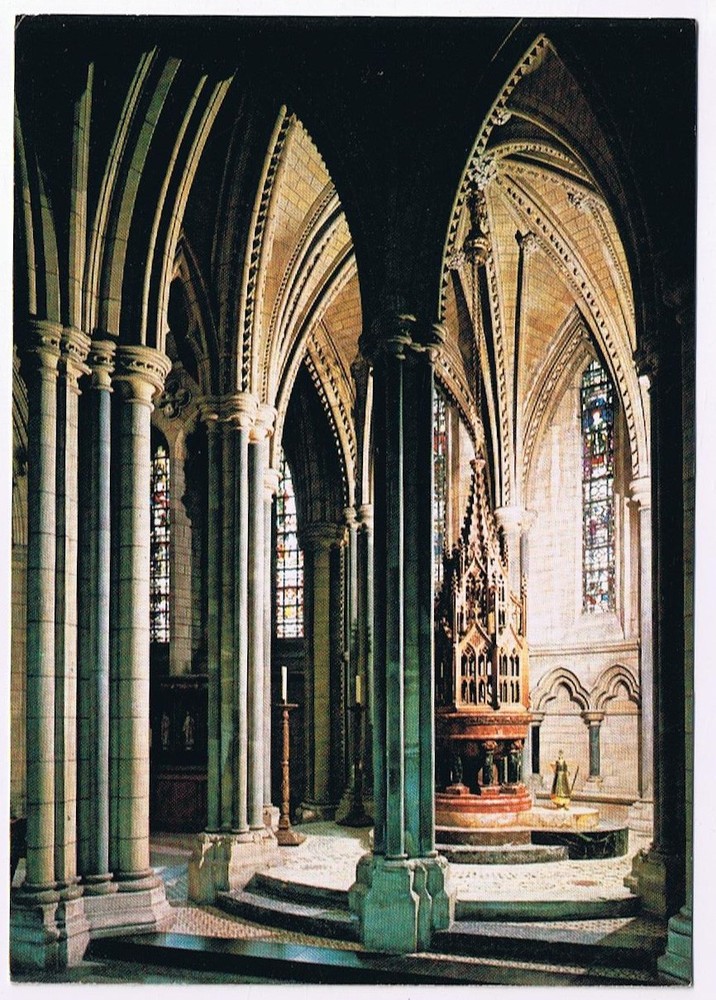 Postcard Truro Cathedral Cornwall England UK The Baptistry