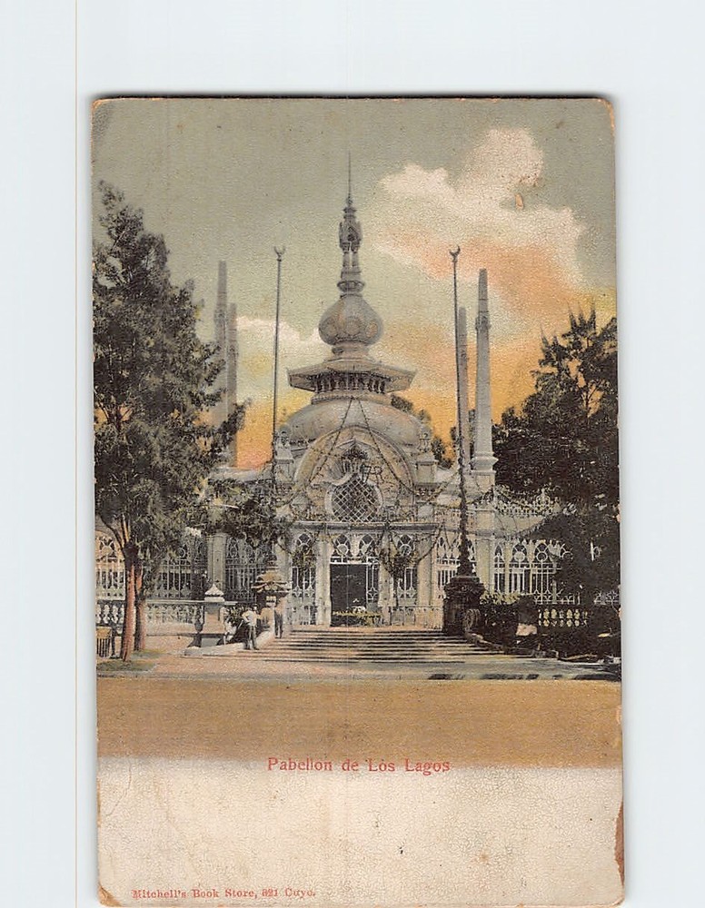 Postcard Pabellon de Los Lagos Buenos Aires Argentina