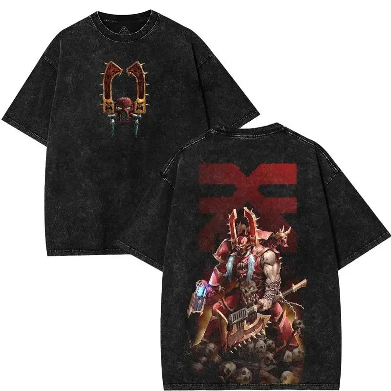 Warhammer 40K Emperors Champion Double Sided Vintage T-Shirt Retro Oversized Tee