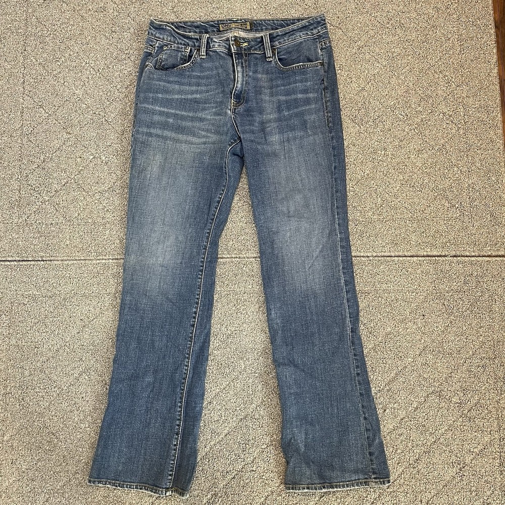 Old Navy Just Below Waist Curvy Boot Cut Stretch Denim Jeans Womens Size 12 Y2K