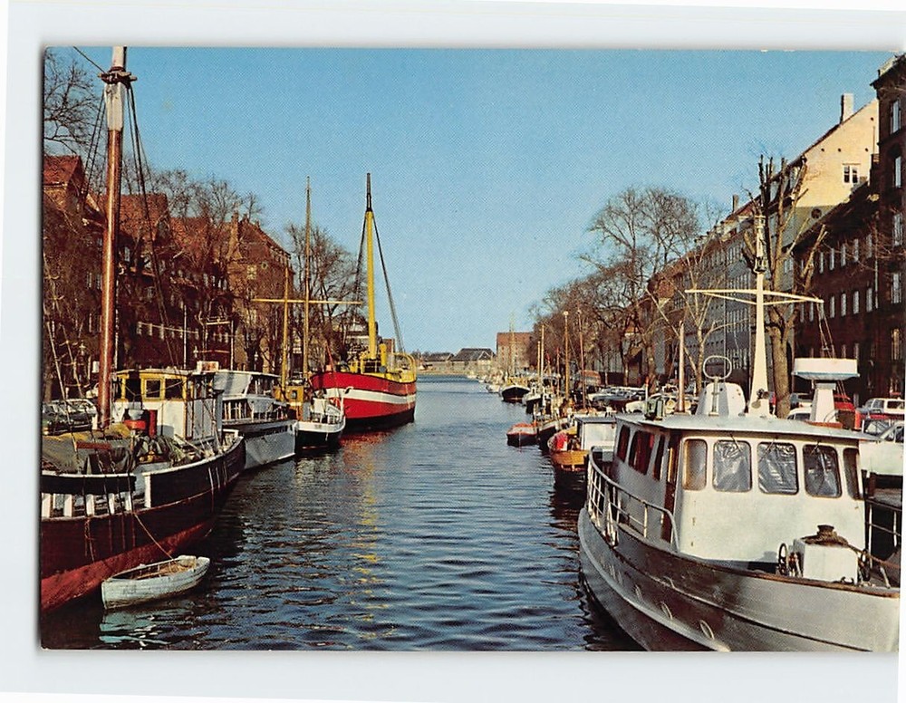 Postcard Christianshavn Canal Copenhagen Denmark