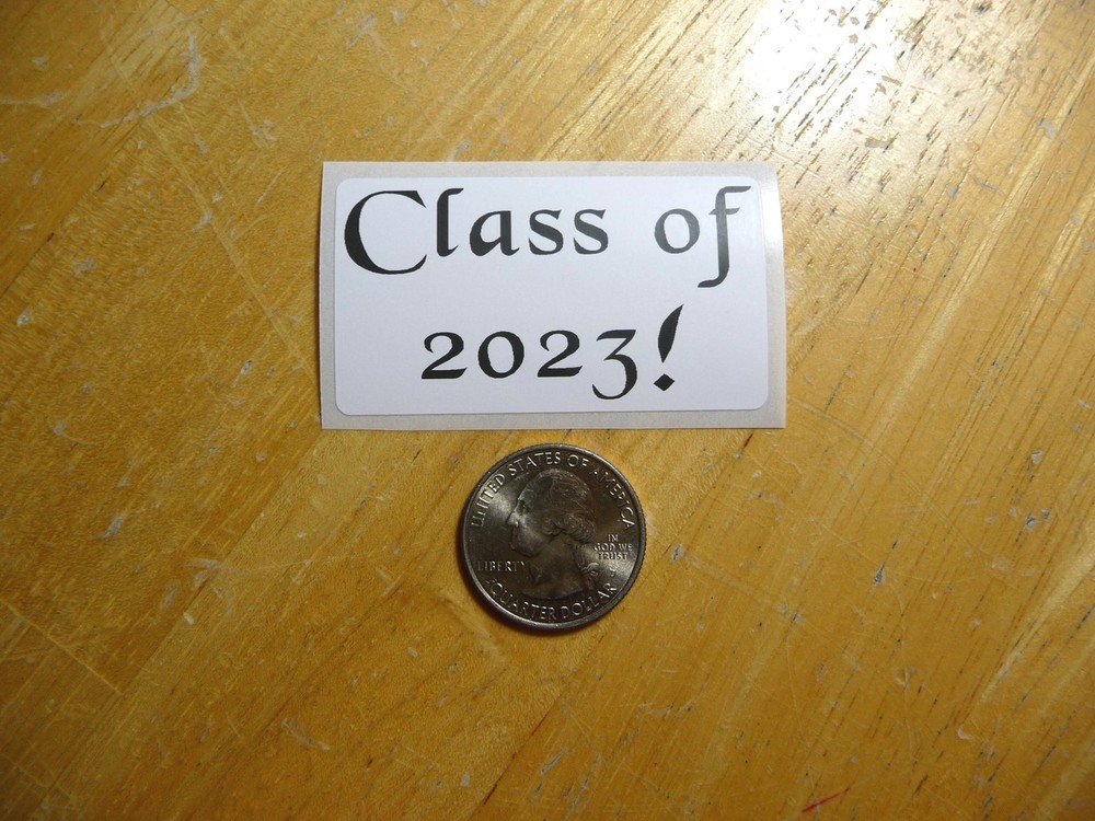 CLASS OF 2023 STICKER DECAL GRADUATE GRADUATION SCHOOL COLLEGE GRADS